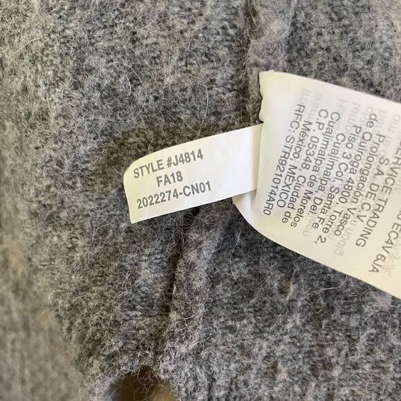 Madewell Wool Alpaca Cardigan Cozy Walker Open Front Sweater Women’s Small - Picture 7 of 8